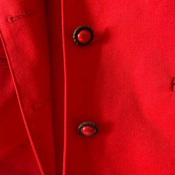 Vintage Red Blazer - Picture 2 of 5